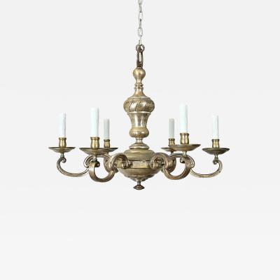 Early 20th Century French Bronze Chandelier