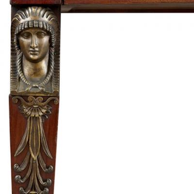 Early 20th Century French Empire Style Roll Top Desk