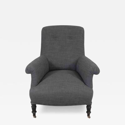 Early 20th Century French Grey Armchair Circa 1910