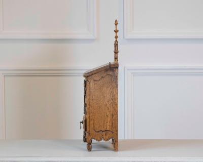 Early 20th Century French Hand Carved Flour Box