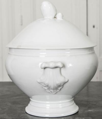 Early 20th Century French Ironstone Tureen