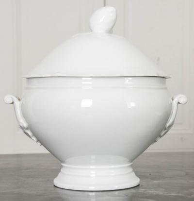 Early 20th Century French Ironstone Tureen