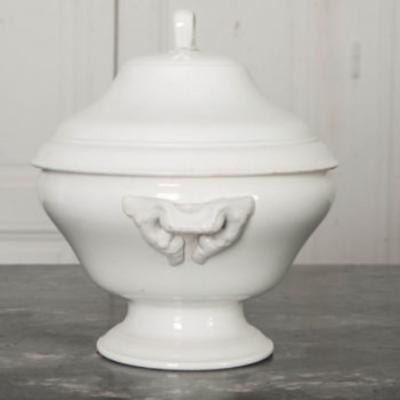 Early 20th Century French Ironstone Tureen