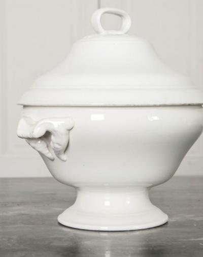 Early 20th Century French Ironstone Tureen