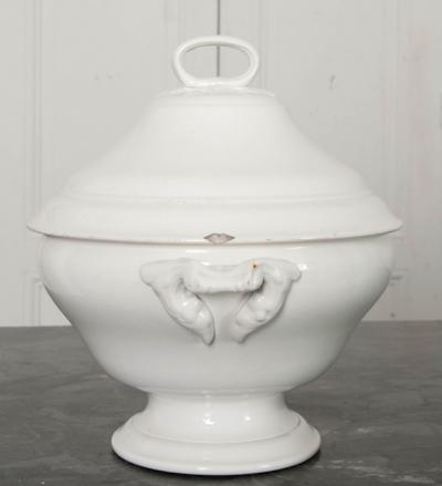 Early 20th Century French Ironstone Tureen