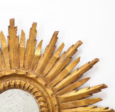 Early 20th Century French Sunburst MIrror