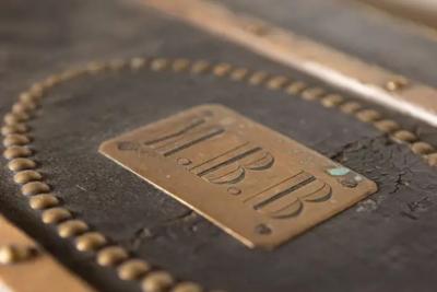 Early 20th Century French Travel Trunk with Brass Hardware