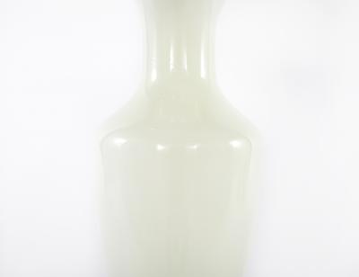Early 20th Century French White Opaline Gilt Decorative Vase