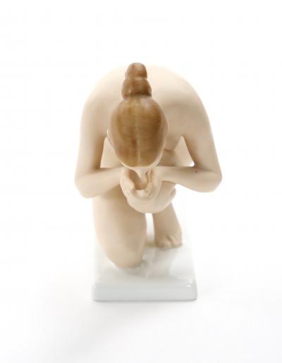 Early 20th Century German Rosenthal Porcelain The Drinker by Ernst Wenck