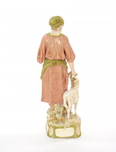 Early 20th Century Hand Painted Gilt Decorated Porcelain Decorative Sculpture