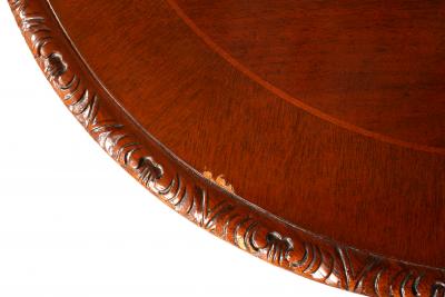 Early 20th Century Mahogany Wood Dining Room Table