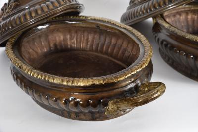 Early 20th Century Neoclassical Style Bronze Centerpieces