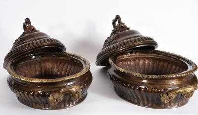 Early 20th Century Neoclassical Style Bronze Centerpieces