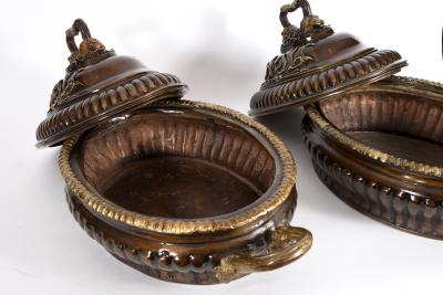 Early 20th Century Neoclassical Style Bronze Centerpieces