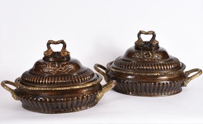 Early 20th Century Neoclassical Style Bronze Centerpieces