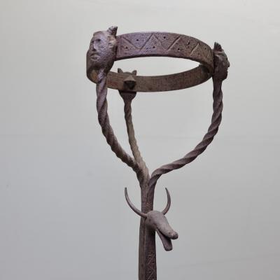 Early 20th Century Oversized Andirons