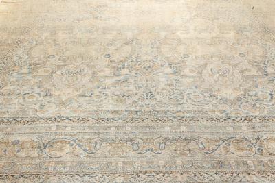 Early 20th Century Persian Kirman Handmade Wool Rug