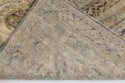 Early 20th Century Persian Kirman Handmade Wool Rug