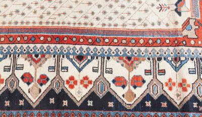Early 20th Century Persian Malayer Handmade Wool Rug
