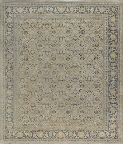 Early 20th Century Persian Tabriz Handmade Wool Rug