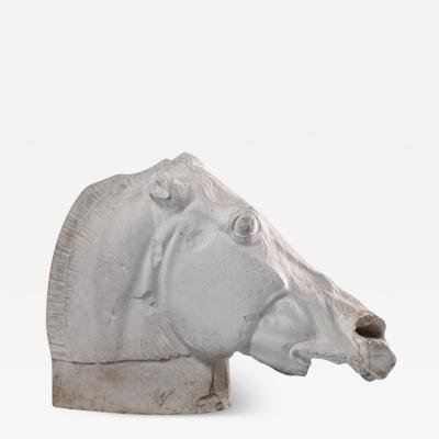 Early 20th Century Plaster of Selenes Horse France