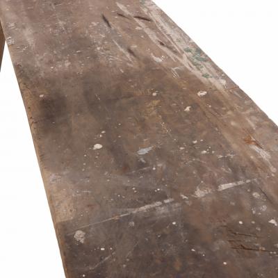 Early 20th Century Primitive Workbench Table Solid Wood 113 5 