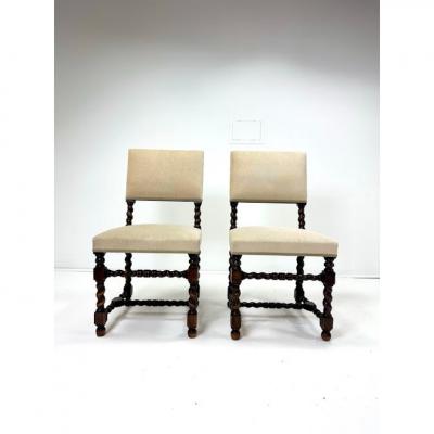 Early 20th Century Set of Six Baroque Style Dining Chairs
