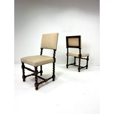 Early 20th Century Set of Six Baroque Style Dining Chairs