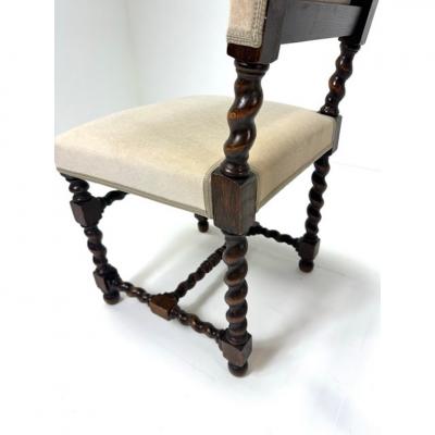 Early 20th Century Set of Six Baroque Style Dining Chairs