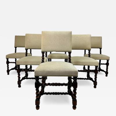 Early 20th Century Set of Six Baroque Style Dining Chairs