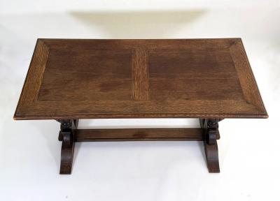 Early 20th Century Solid Oak Refectory Table