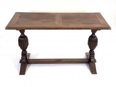 Early 20th Century Solid Oak Refectory Table
