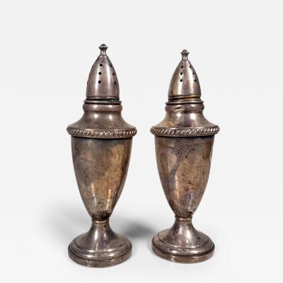 Early 20th Century Sterling Salt Pepper Shaker Set