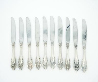 Early 20th Century Sterling Silver Flatware Service For 24 People