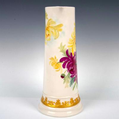 Early 20th Century Tall North American Painted Gilt Porcelain Tankard