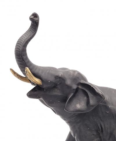 Early 20th Century Trumpeting Elephant Possibly Japan circa 1920