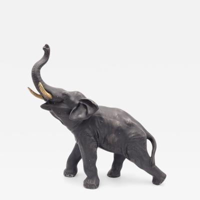 Early 20th Century Trumpeting Elephant Possibly Japan circa 1920