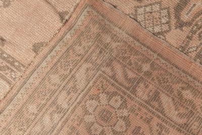 Early 20th Century Turkish Oushak Handmade Wool Rug