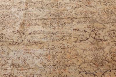 Early 20th Century Turkish Sivas Sand Handmade Wool Rug