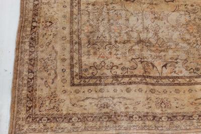 Early 20th Century Turkish Sivas Sand Handmade Wool Rug