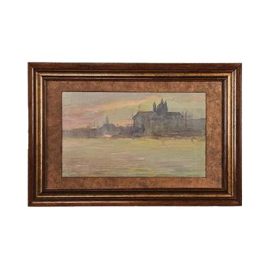 Early 20th Century Watercolor of Venice