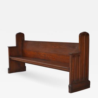 Early 20th Century Wooden Bench