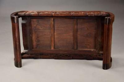 Early 20th century Chinese padouk rectangular low table