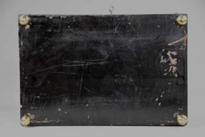 Early 20th century highly decorative Chinese lacquered table cabinet