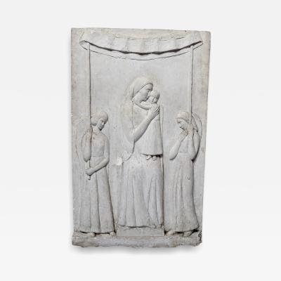 Early 20th century macquette in plaster