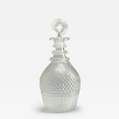 Early American Hand Blown Glass Decanter