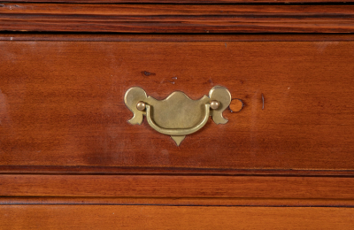 Early American Two Part Queen Anne Cherry Highboy