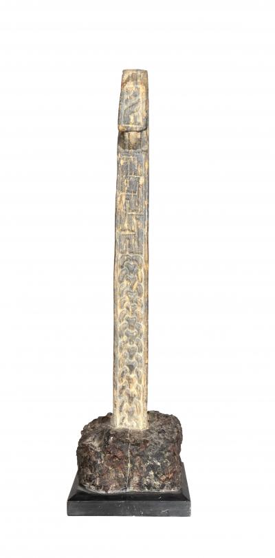 Early Celtic Stone Sculptural Headstone From Cornwall England