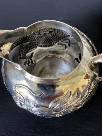 Early Chinese Export Silver Tea Service by Cutshing