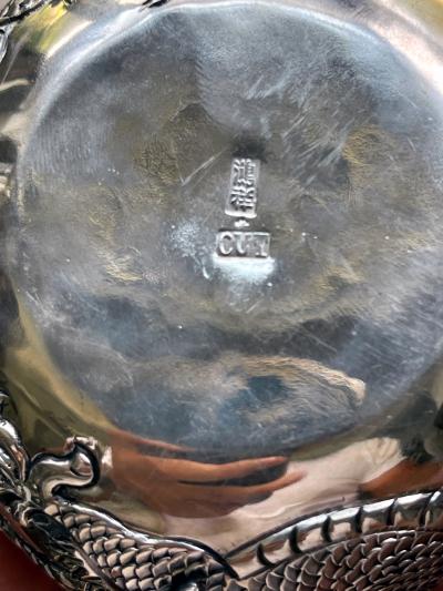 Early Chinese Export Silver Tea Service by Cutshing